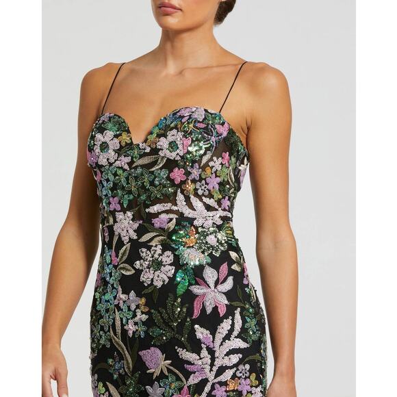 MAC DUGGAL SEQUIN EVENING DRESS 49827 - Picture 2 of 10